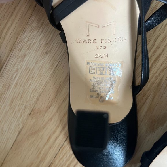 MARC FISHER Tie-Up Heeled Sandals - Picture 5 of 7